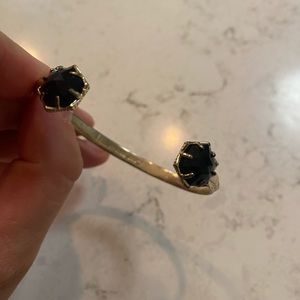 Kendra Scott gold and black bracelet